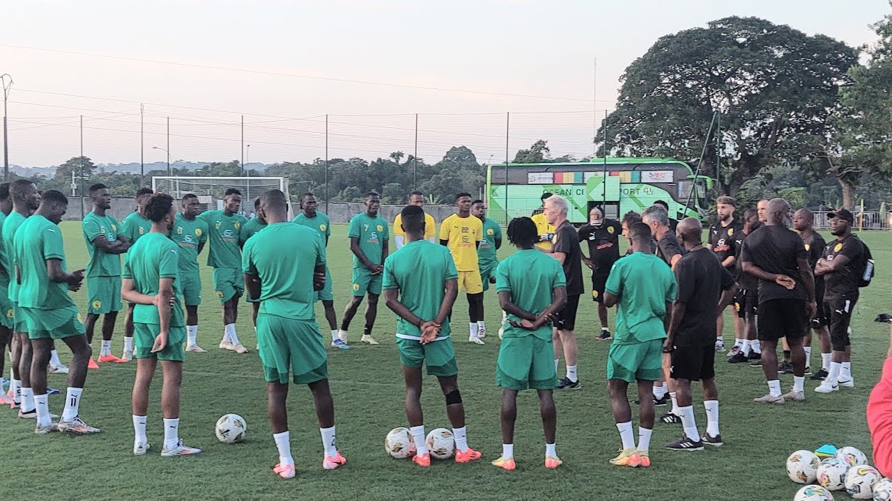 Dernière séance d'entraînement du Syli National avant le retour contre l’Éthiopie prévue ce 15/10/25