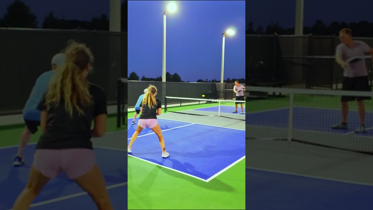 🥷Just Hit it Back! #pickleballhighlights #pickleball #sports #sporthighlights