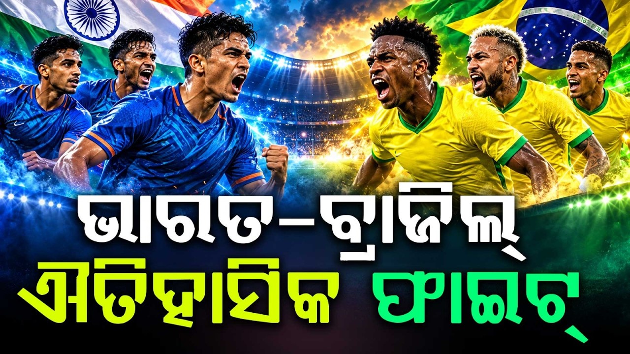 Historic India vs Brazil Football Match Live At Salt Lake Stadium | Argus News