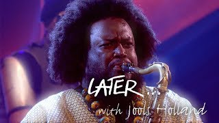 Jazz king Kamasi Washington performs Fists of Fury on Later... with Jools