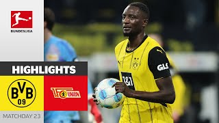 Guirassy Scores 4! | Borussia Dortmund — 1. FC Union Berlin 6-0 | Highlights | MD 23 – Bundesliga
