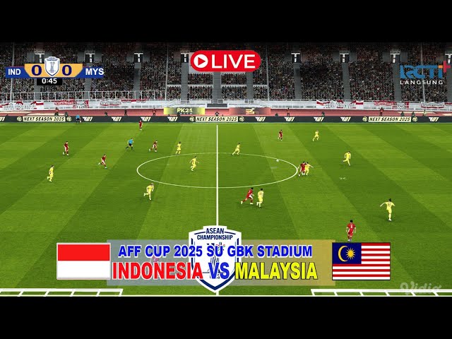 [LIVE] INDONESIA VS MALAYSIA U23 AFF CUP 2025 SUGBK STADIUM  SIMULASI GAME #part26