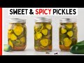 Sweet & Spicy Bread and Butter Pickles Recipe