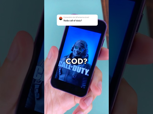 Mini iPhone roda COD? Call of duty warzone mobile #codm