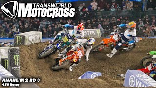 Anaheim 2 Supercross 250 TWMX Highlights | Haiden Deegan & Julien Beaumer Battle