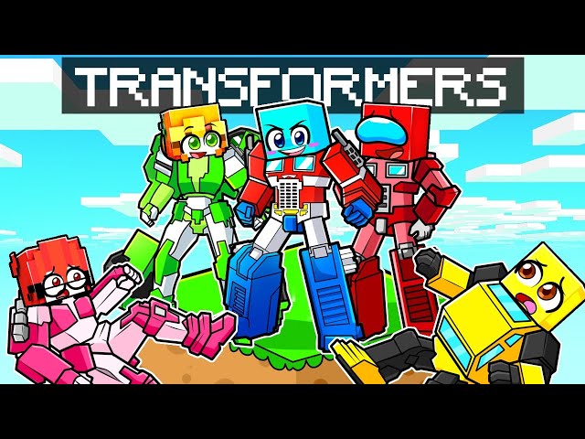 Sobreviviendo en UN BLOQUE de TRANSFORMERS en Minecraft!