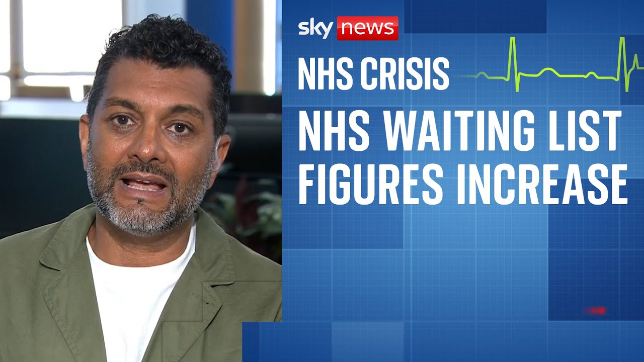 NHS: 'Slight increase' of people on waiting lists for routine hospital treatment