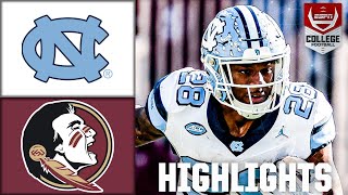 North Carolina Tar Heels vs. Florida State Seminoles | Full Game Highlights | ESPN College Football