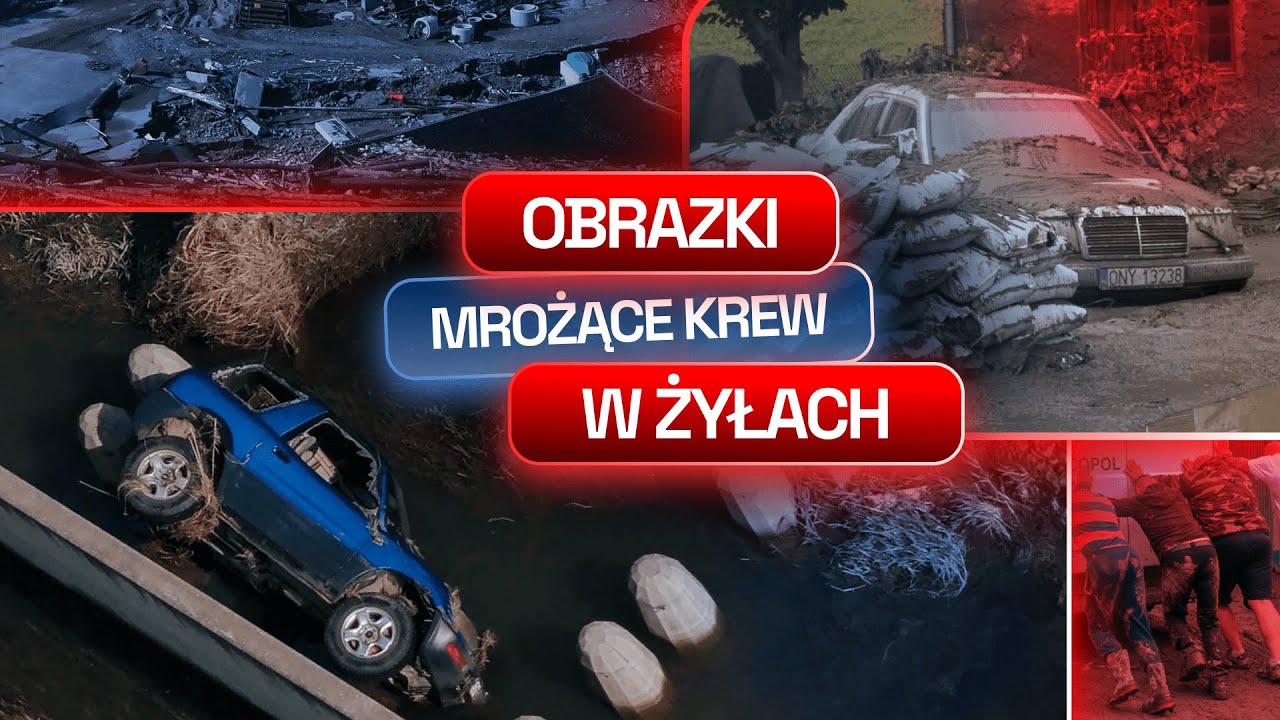 LUDZIE PRZYWIĄZYWALI AUTA. WODA WDARŁA SIĘ Z NIEOCZEKIWANEJ STRONY. NYSA I GŁUCHOŁAZY