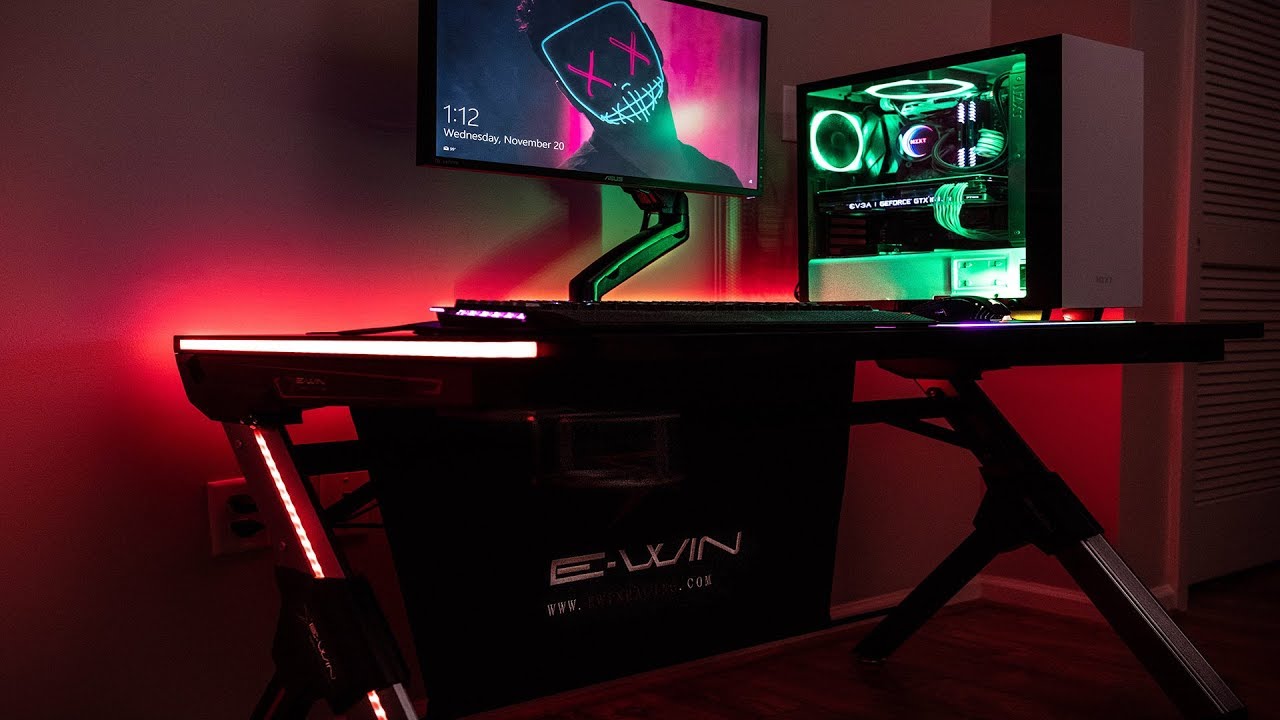 RGB Gaming Desk