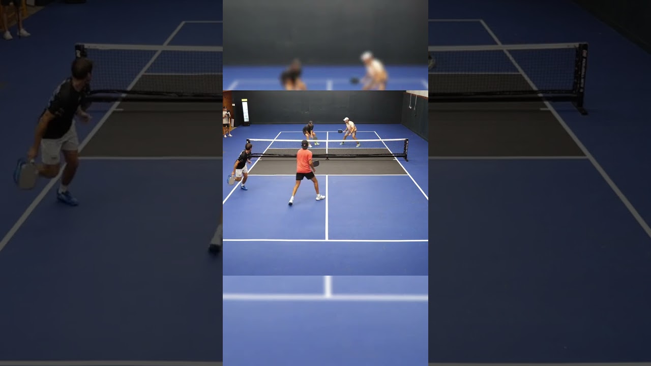 This was so chaotic 🫢 #pickleball #pickleballtips #shorts