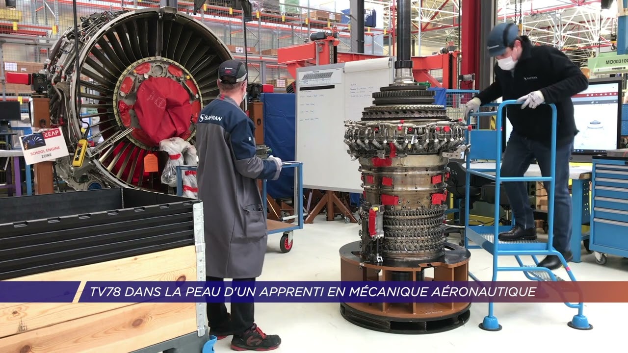 Yvelines | TV78 dans la peau d’un apprenti en mécanique aéronautique