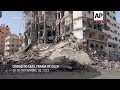 Cese el fuego permite a los residentes de Gaza evaluar daños catastróficos en la ciudad.  - 01:49 min - News - Video