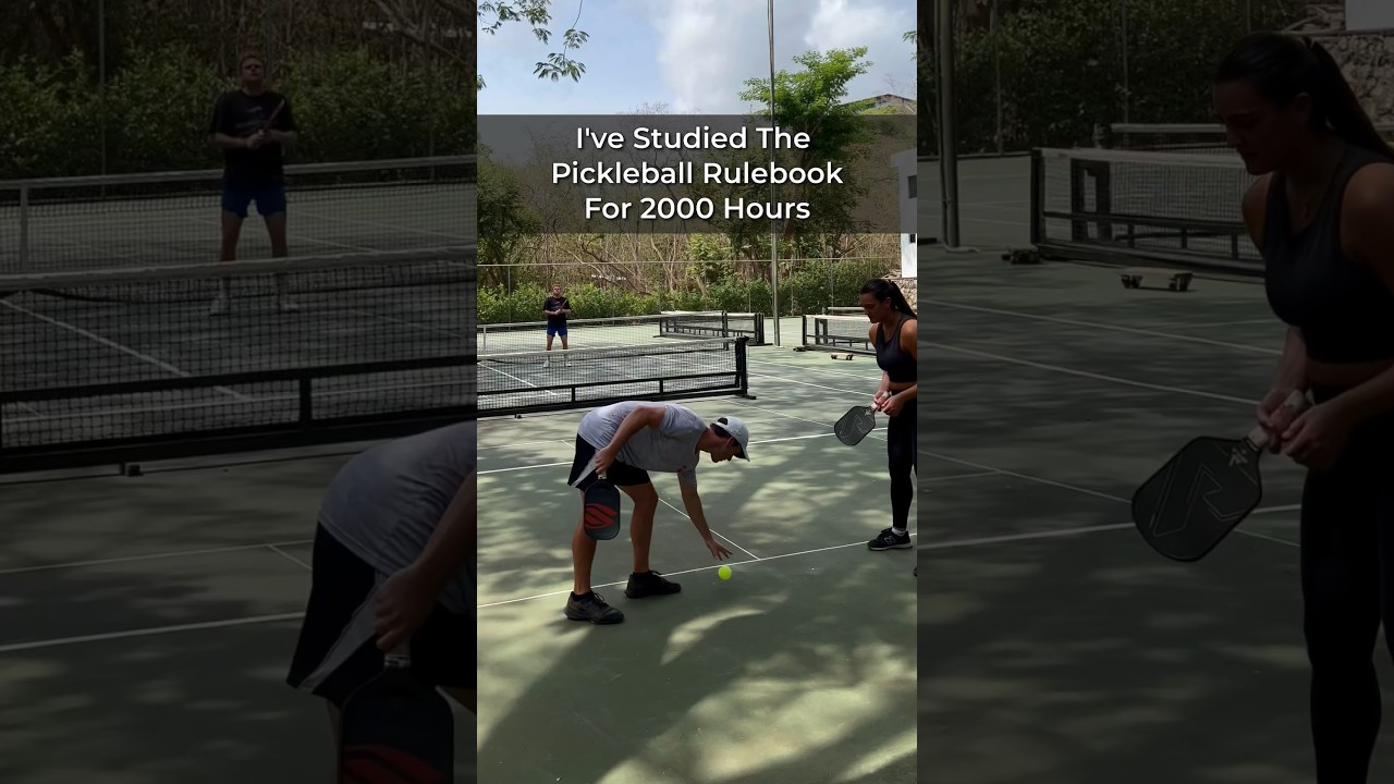 I’ve Studied The Pickleball Rulebook for 2000 Hours 😅