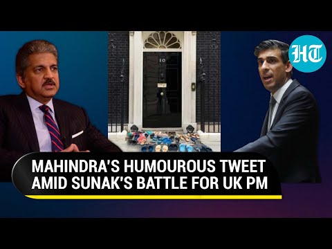 ‘Slippers outside’: Anand Mahindra’s ‘desi’ meme on Rishi Sunak as British PM goes viral