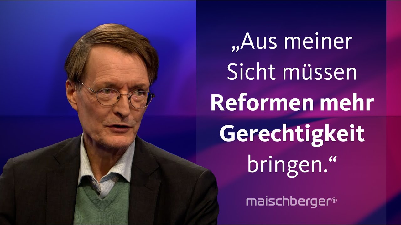 Karl Lauterbach: Haben in Deutschland „ausgeprägte Zwei-Klassen-Medizin“ | maischberger