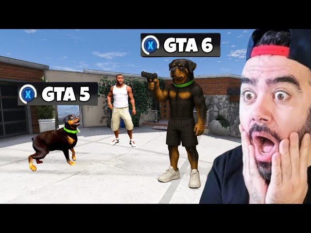 CHOP GTA 6 DA INSAN OLUYOR ARABA SÜRÜYOR - GTA 5 MODS