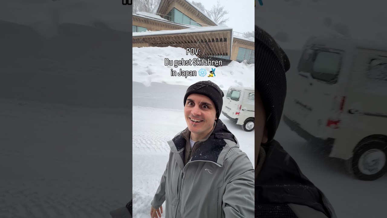 Hier ist der Schnee so hoch wie Häuser 😍