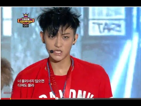 EXO - Growl, 엑소 - 으르렁, Show Champion 20130814