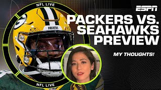 The Seahawks' defense will face a CHALLENGE vs. the Packers' run game 🍿 | NFL Live