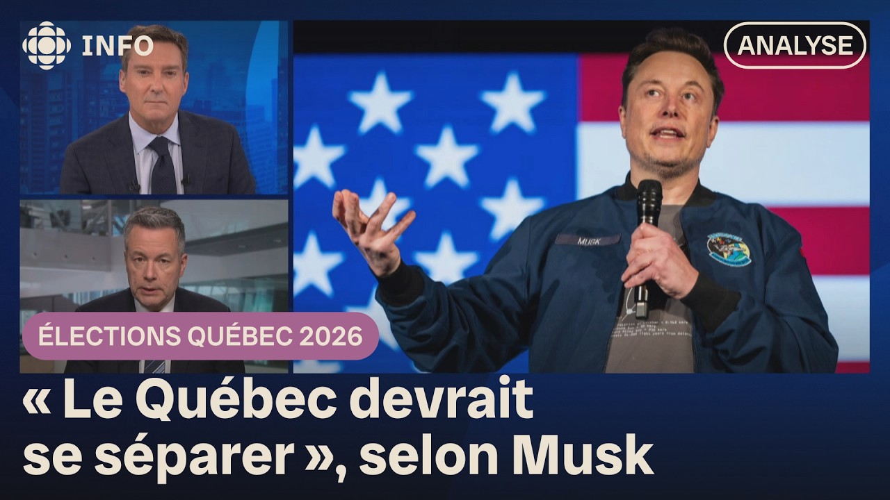 Elon Musk en faveur de l’indépendance du Québec : l'analyse de Sébastien Bovet