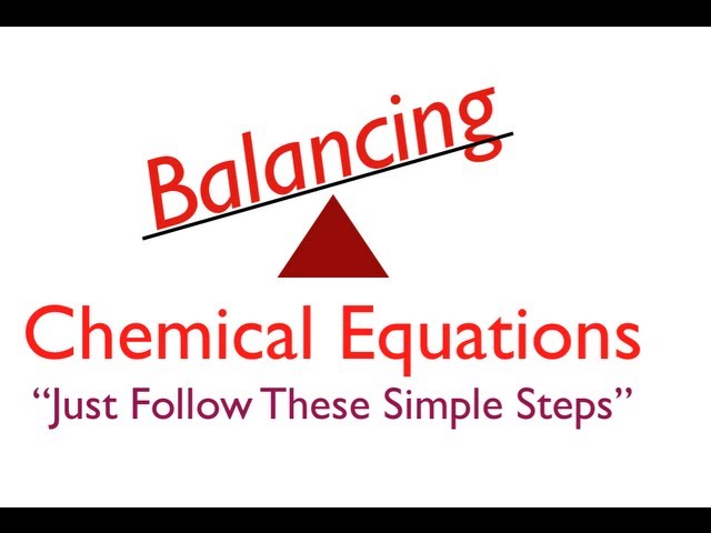 Homework help for balancing chemical equations