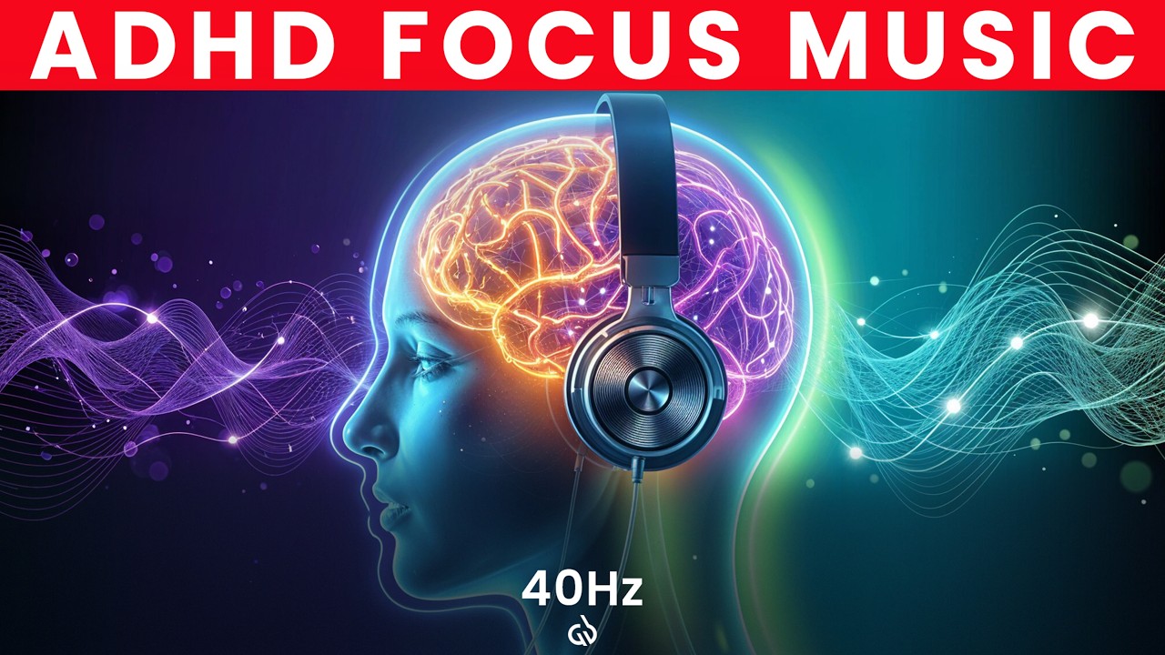 ADHD Focus Music: 40 Hz Binaural Beats for Deep Work