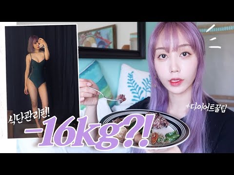총 -16kg!! 🔥몸매 관리 하루식단 편! (다이어트+유지 식단)