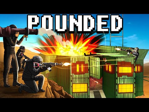 Our Rock Garage Base GOT BOMBARDED! - Rust (Trio Survival)