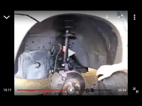 Changing struts on ford escape #1