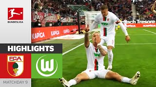 FC Augsburg — VfL Wolfsburg 3-2 | Highlights | Matchday 9 – Bundesliga 2023/24