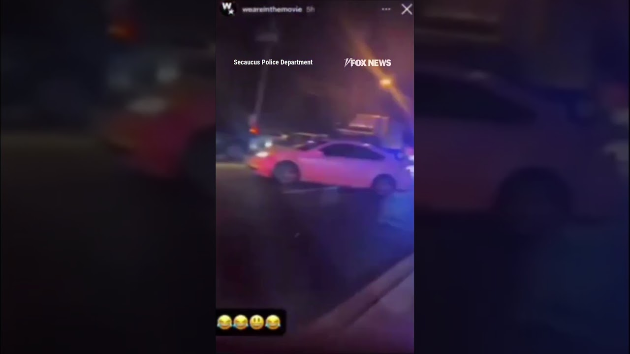 WATCH: Mob shoots fireworks at police officers in New Jersey #foxnews #news #shorts