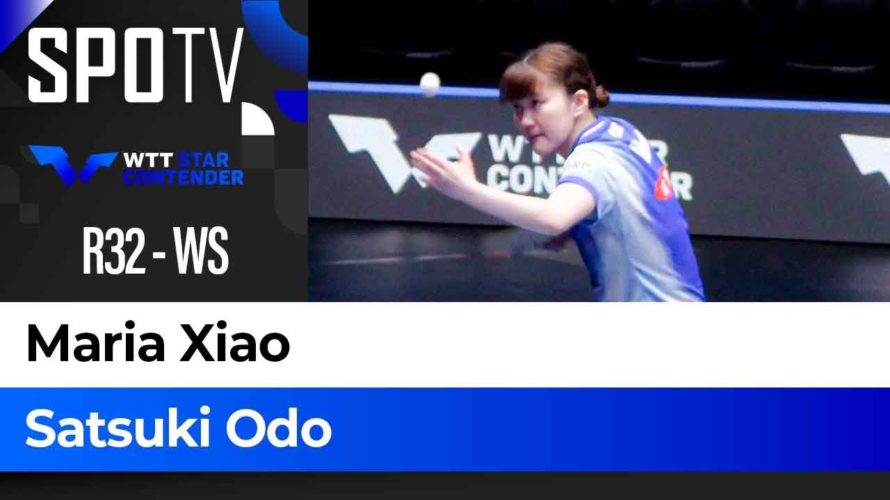 [WTT] Highlights - WS | Maria Xiao vs Satsuki Odoi | R32 | Ljubljana 2025