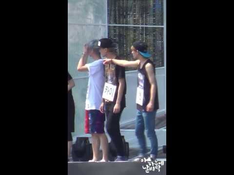 130812 Sokcho Show Champion Rehearsal EXO 으르렁(Growl) (CHEN ver)