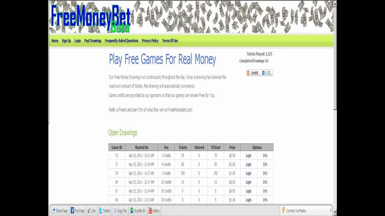 Play Free Games For Real Cash