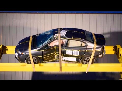 تست تصادف ویدئو Honda Civic Sedan از سال 2012
