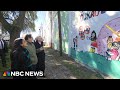 AG Garland tours murals that honor Uvalde victims
