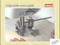Guide tissus couture réglable ajustable JANOME