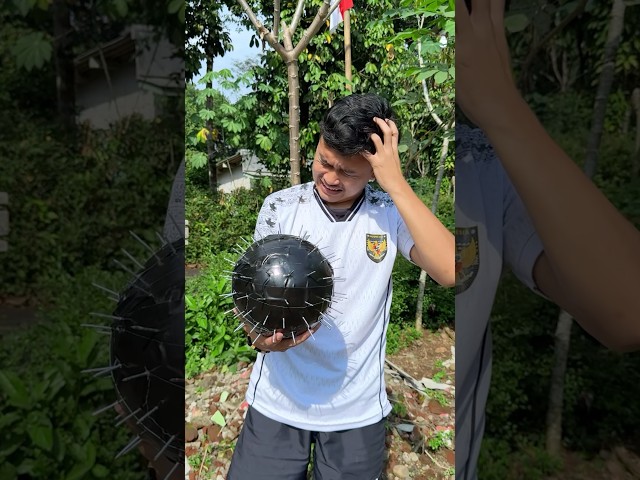 Bola Plastik isi Pasir Berpaku di Tendang 🔥 #football #sepakbola #tutorial #tarkam