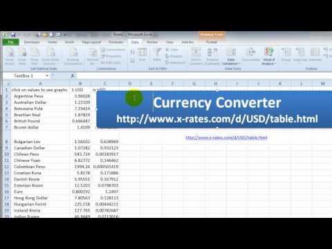Historical forex rates excel