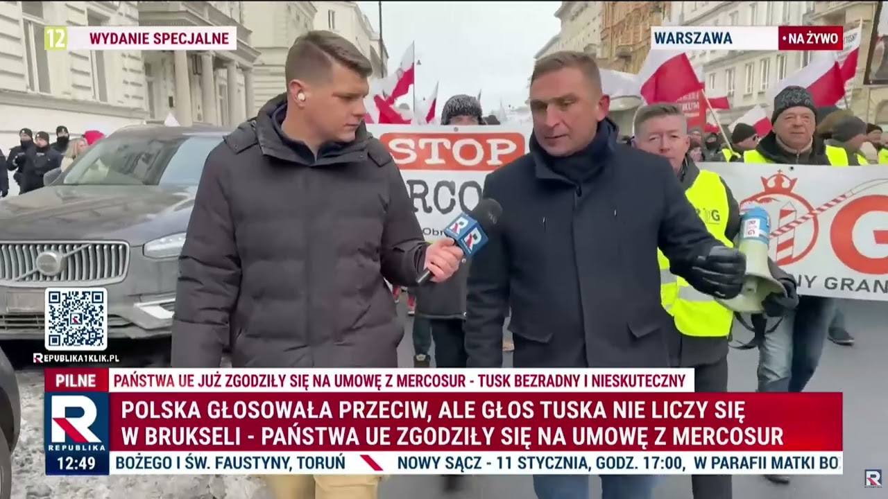 Bąkiewicz: Tusk gra w tą samą grę co Ursula von der Leyen! TEATR na potrzeby ludu!