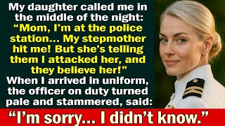I Walked Into the Police Station in My SEAL Uniform — The Officer Turned Pale: “I’m Sorry, Ma’am.”
