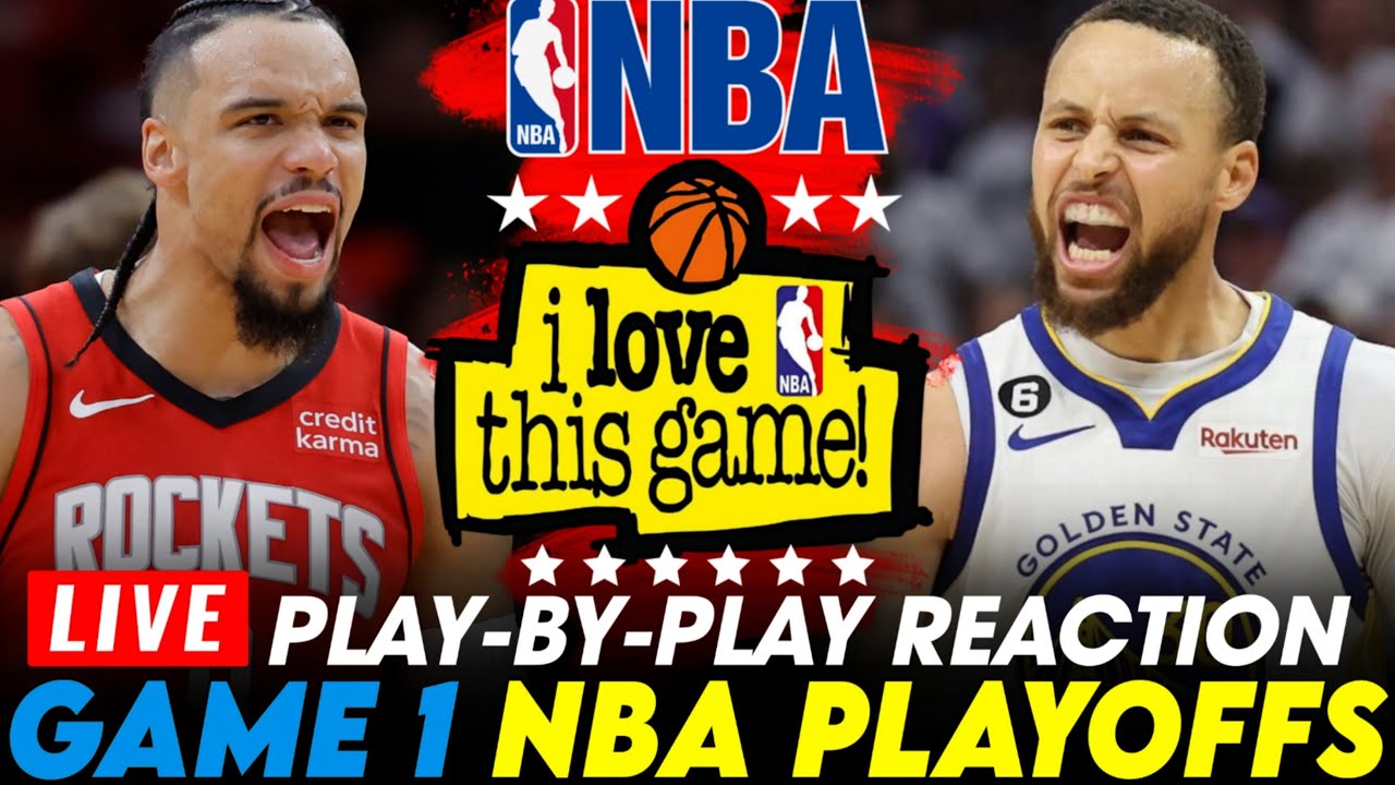 🔴WARRIORS vs HOUSTON ROCKETS - GAME 1 PLAYOFFS │ 2025 NBA Game Play-By-Play Reaction & Scoreboard
