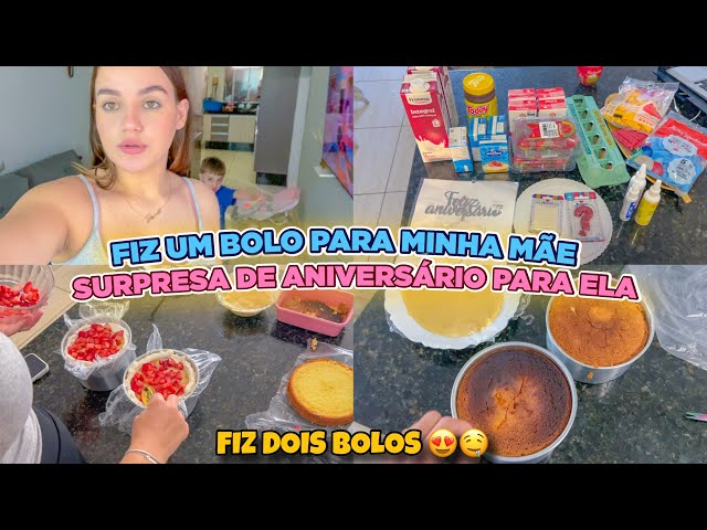 PREPARATIVOS PARA O MÊSVERSARIO 🩷 FIZ O BOLO +  VOU FAZER UMA SURPRESA PARA MINHA MÃE 😱| Lar da Ana