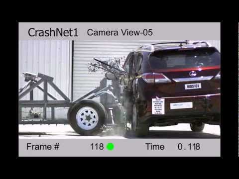 Видео краш-теста Lexus Rx с 2012 года