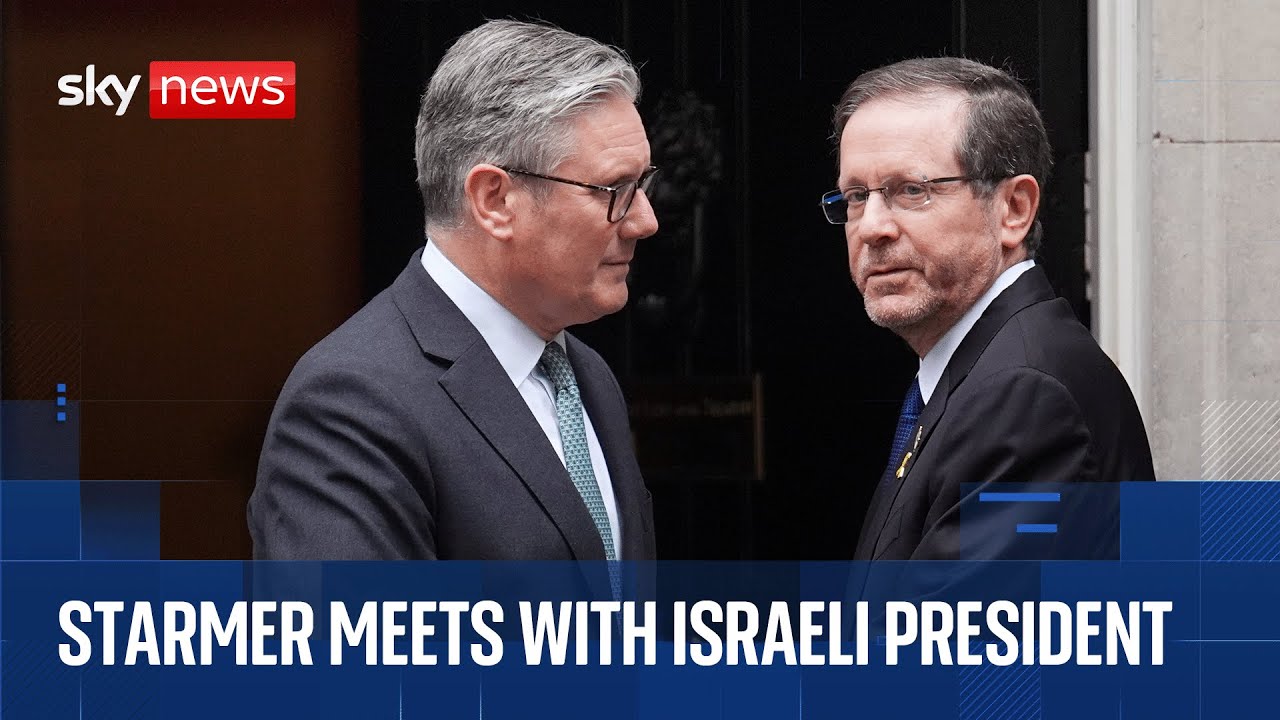 Keir Starmer meets Israeli President Issac Herzog at Downing Street