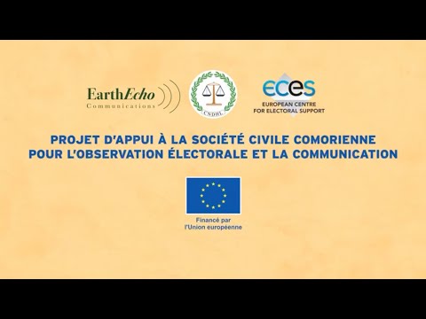 Projet d’appui à la société civile comorienne pour l’observation électorale et la communication