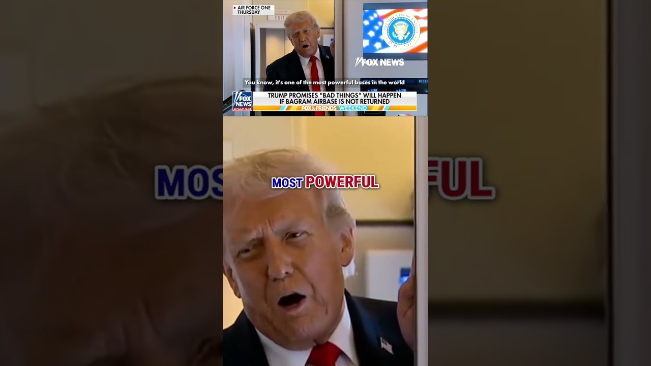 Trump vows to get Bagram back: 'Gross incompetence!' #foxnews #shorts #politics #trump #world