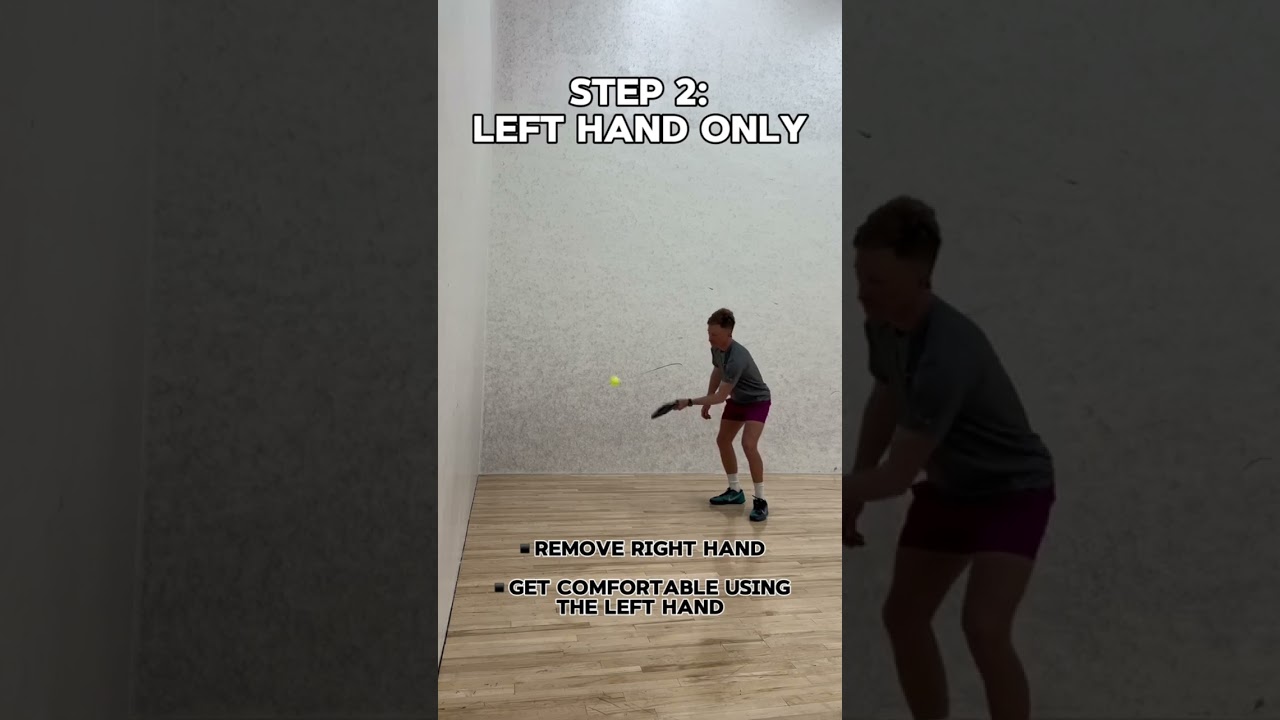 How to hit a backhanded pickleball shot