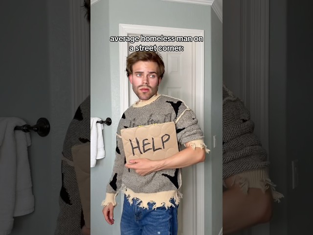 homeless men got the looks
